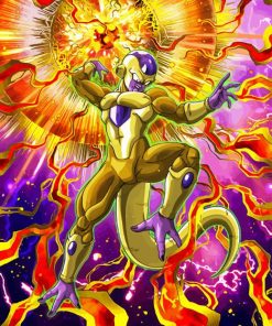 Golden Frieza Dragon Ball Diamond Painting