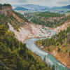 Canyon Yellowstone River Diamond Painting