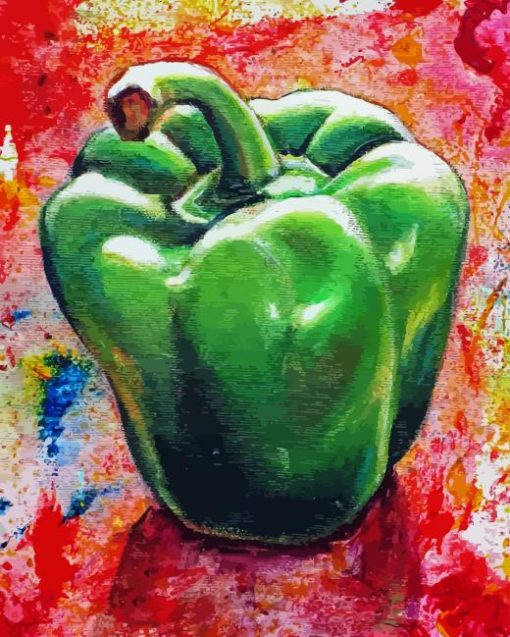 Green Pepper Diamond Painting