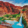 Havasu Falls In Arizona Diamond Painting