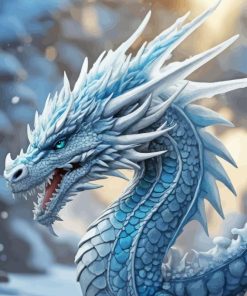 Ice Dragon Diamond Painting