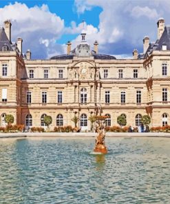 Jardin Du Luxembourg Palace Diamond Painting