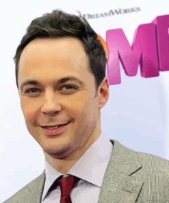 Jim Parsons American Actor Diamond Painting