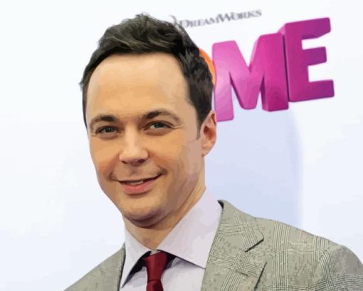 Jim Parsons American Actor Diamond Painting