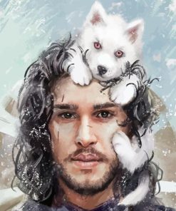 Jon And Ghost Diamond Painting