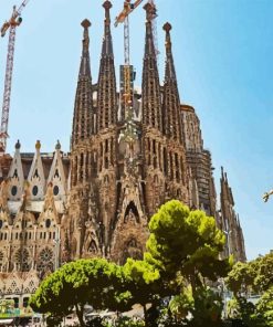 La Sagrada Familia Basilica Diamond Painting