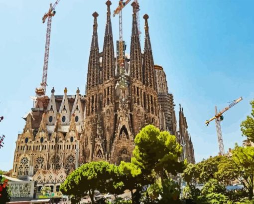 La Sagrada Familia Basilica Diamond Painting