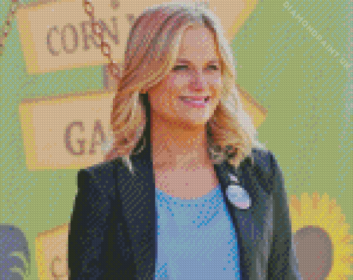 Leslie Knope Parks And Recreation Diamond Painting