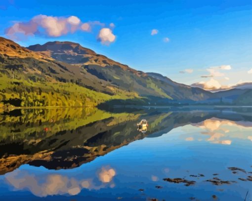 Loch Lomond Scotland Diamond Painting