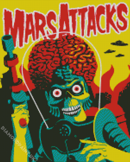 Mars Attacks Diamond Painting