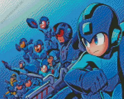 Mega Man X Legacy Diamond Painting