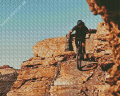 Mountain Biking Diamond Painting