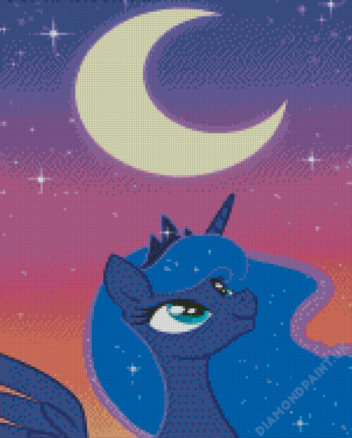 My Little Pony Princess Luna Diamond Painting