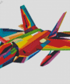 Pop Art Fa 18 Hornet Diamond Painting