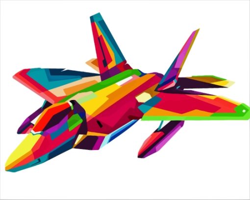 Pop Art Fa 18 Hornet Diamond Painting