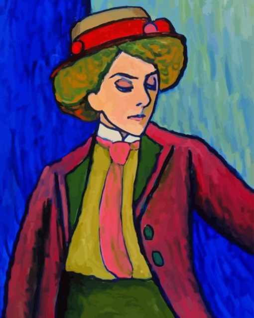 Portrait Of A Young Woman Gabriele Munter Diamond Painting