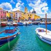 Procida Harbour Diamond Painting