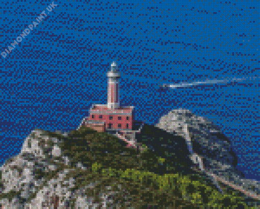 Punta Carena Lighthouse Diamond Painting