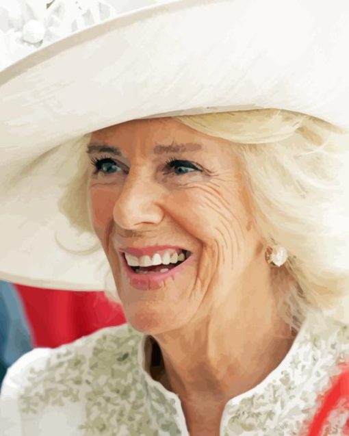 Queen Camilla Diamond Painting