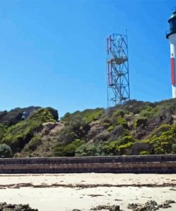 Queenscliff White Lighthouse Diamond Painting