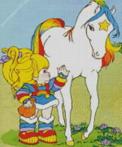 Rb And Starlite Rainbow Brite Diamond Painting