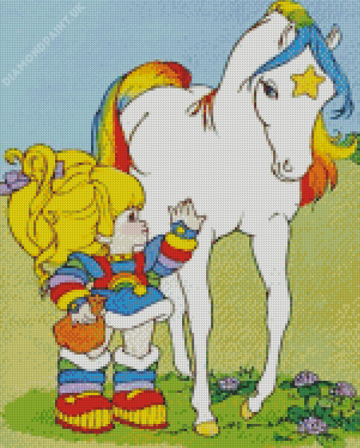 Rb And Starlite Rainbow Brite Diamond Painting