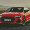 Red Audi RS7 Diamond Painting