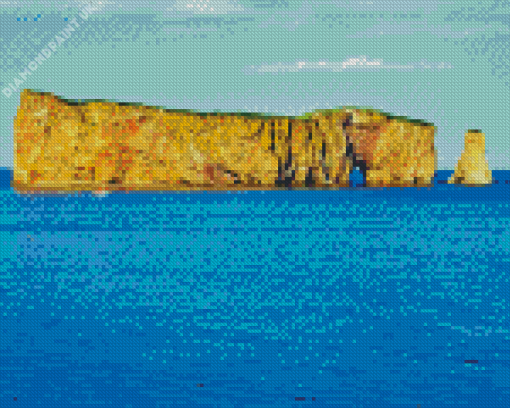 Rocher Perce Island Diamond Painting