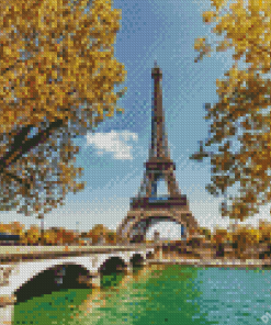 Seine River Tower Diamond Painting