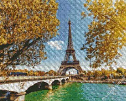 Seine River Tower Diamond Painting