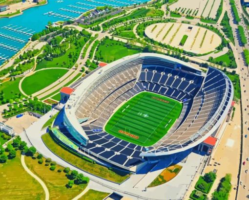 Soldier Field Diamond Painting