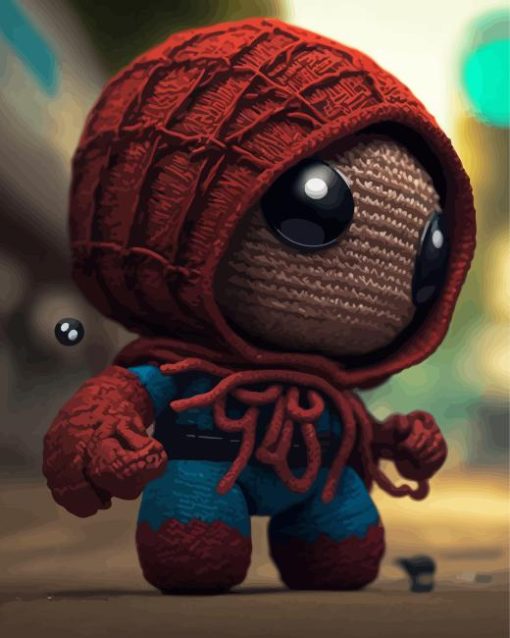 Spideyboy Sackboy Diamond Painting