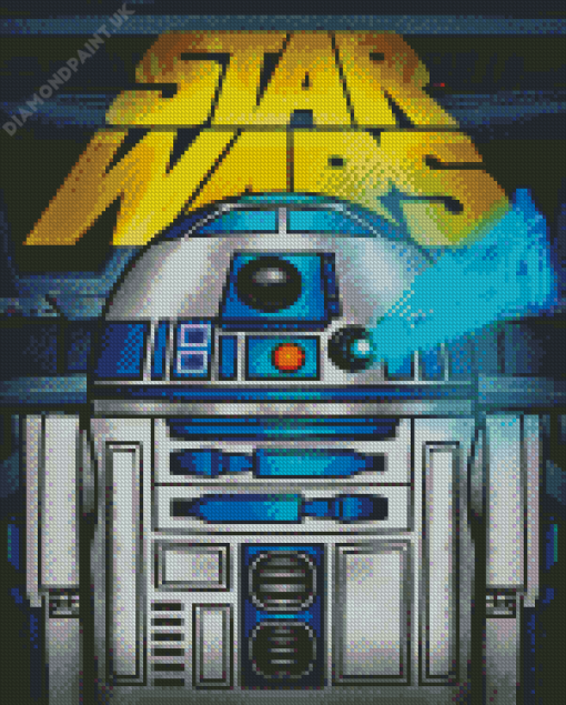 Star Wars R2d2 Robot Diamond Painting