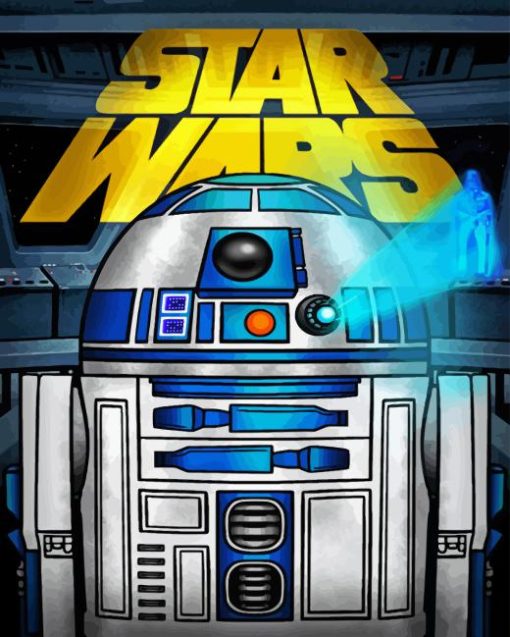 Star Wars R2d2 Robot Diamond Painting