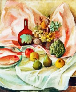 Still Life With Pink Fish Olley Art Diamond Painting