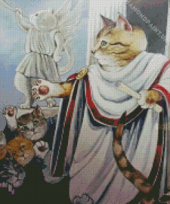 Susan Herbert Shakespeare Cats Diamond Painting