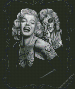 Tattooed Marilyn Monroe Diamond Painting