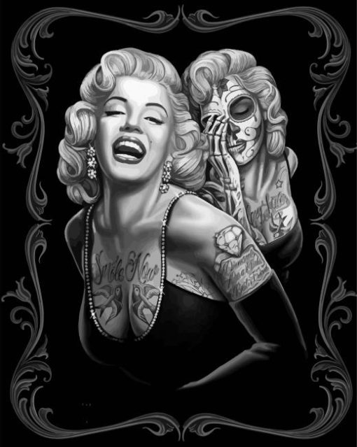 Tattooed Marilyn Monroe Diamond Paintings