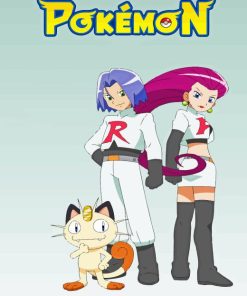 Team Rocket Poster Diamond Painting