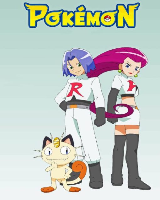 Team Rocket Poster Diamond Painting