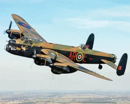 The Avro Lancaster Diamond Painting