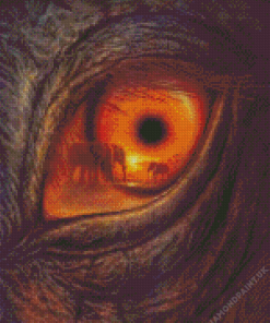 The Elephant Eye Diamond Painting