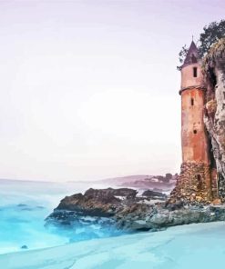 The Mysterious Tower Of Laguna Beach Diamond Painting