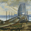 The Nijmegen Bridge Holland Diamond Painting