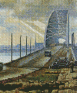 The Nijmegen Bridge Holland Diamond Painting