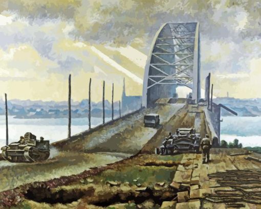 The Nijmegen Bridge Holland Diamond Painting