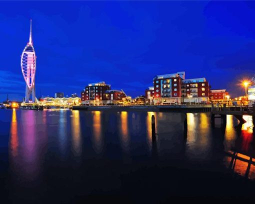 The Spinnaker Tower In Portsmouth Diamond Painting