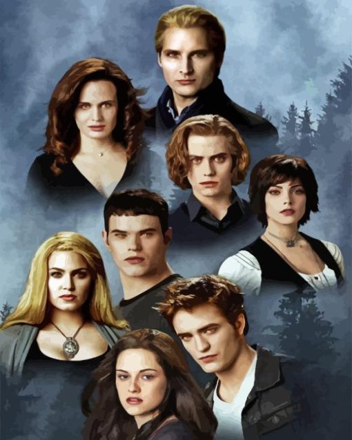 The Twilight Saga Actors Diamond Painting