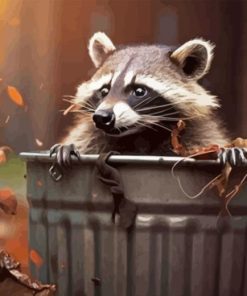 Trash Panda Diamond Painting