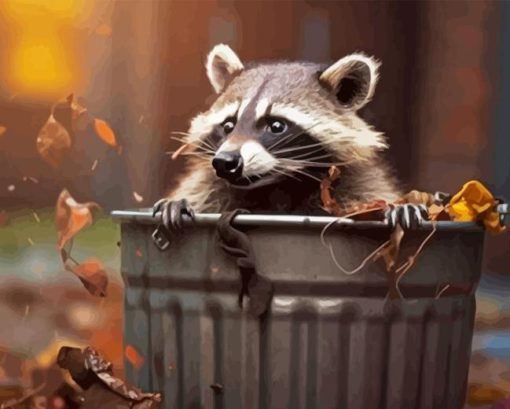 Trash Panda Diamond Painting